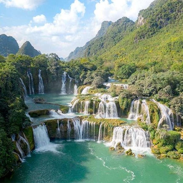 chutes de ban gioc vietnam